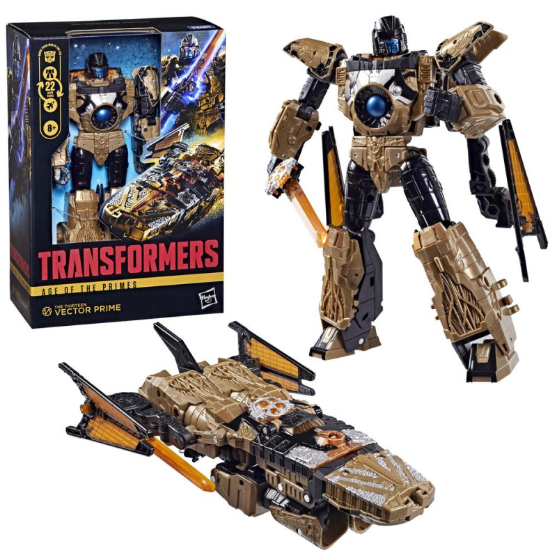 Figura hasbro transformers age of the primes the thirteen vector prime