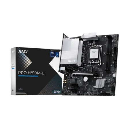 Placa base msi pro pro h810m - b lga 1851 matx -  2x ddr5 -  4x sata3