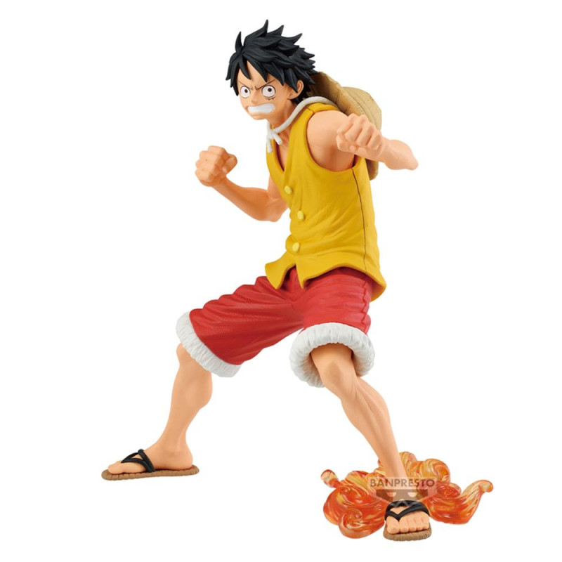 Figura banpresto one piece maximatic plus monkey d.luffy - marineford - 20cm