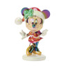 Figura enesco minnie mouse navideña
