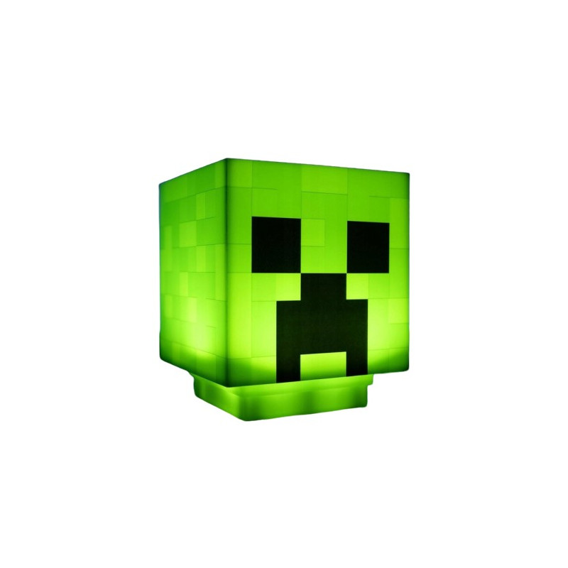 Lampara paladone minecraft creeper verde