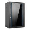 Armario rack mural 19 pulgadas phasak pro 18u 600x450 montado pho 2118