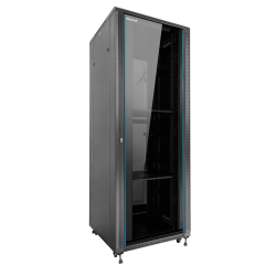 Armario rack de suelo 19 pulgadas phasak pro 42u negro 600x600 montado pho 6642