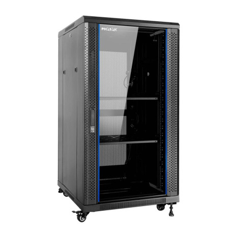 Armario rack de suelo 19 pulgadas phasak pro 18u 600x600 pho 6618