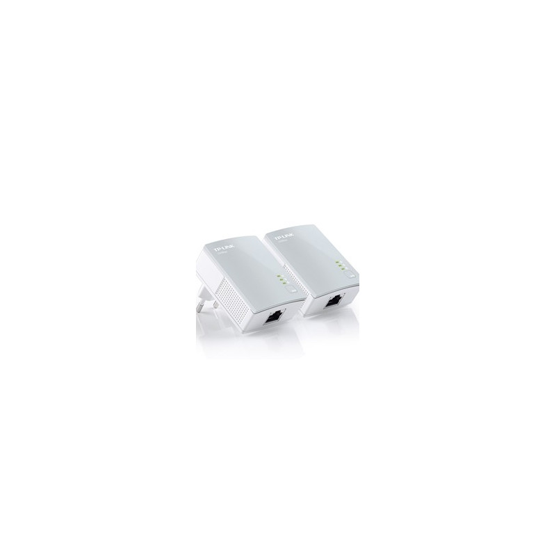 Pack x2 adaptadores de red linea electrica 500mbps powerline tp - link tl - pa4010kit