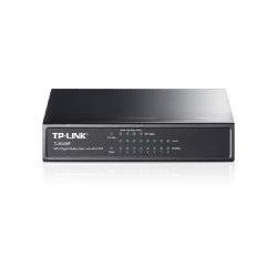 Switch 8 puertos 10 - 100mbps con 4 ptos poe tp - link