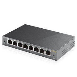 Switch 8 puertos 10 - 100 - 1000 tp - link gris