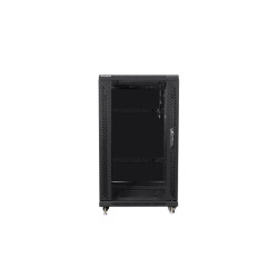 Armario rack lanberg 22u 600x600 autoensamblado 19 pulgadas hasta 60kg negro
