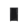Armario rack lanberg 22u 600x600 autoensamblado 19 pulgadas hasta 60kg negro