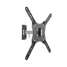 Soporte tv - monitor tooq 23 pulgadas - 55 pulgadas giratorio - inclinable 2 pivotes  lp2255tn - b -  vesa max 400x400 -