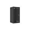 Armario lanberg mural rack 10 pulgadas 12u - 280x310 flat pack negro puerta cristal