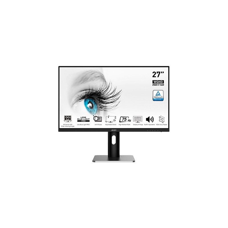Monitor led 27 pulgadas msi pro mp273qp negro