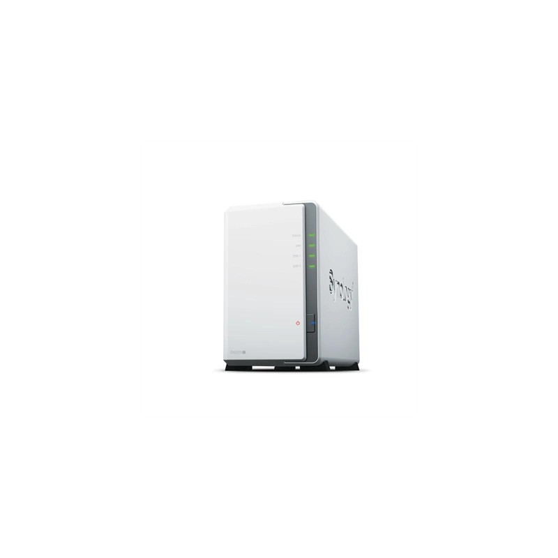 Servidor nas synology disk station  ds223j 1gb 2 bahias raid ethernet gigabit