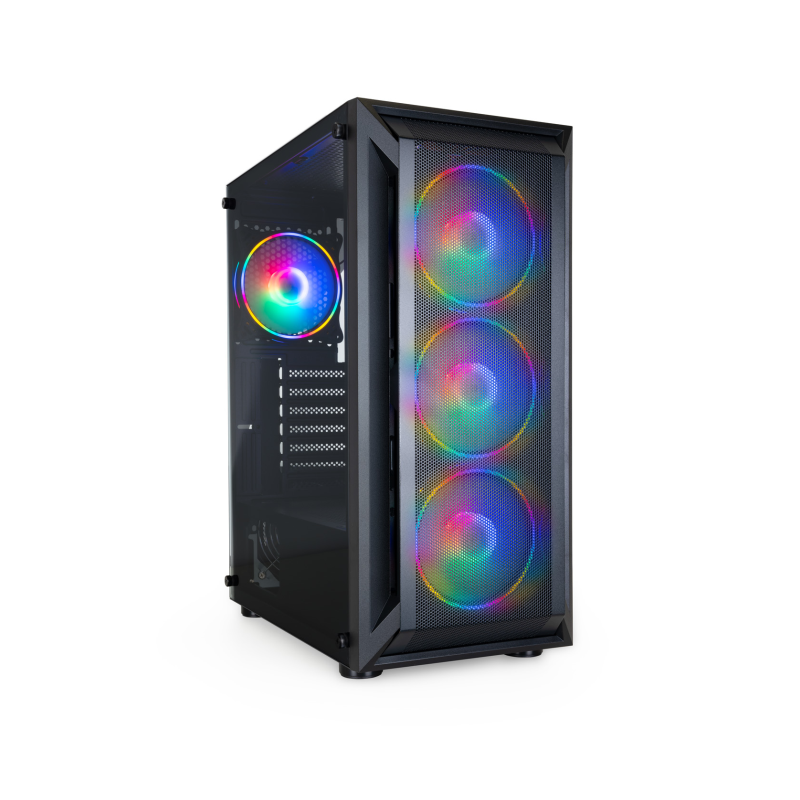 Caja semitorre gaming tooq tqgcc101 - b ragnarok negra