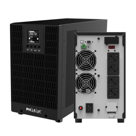 Sai ups phasak 3000va smart pro online ph 9230 4xschuko 3kva