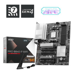 Placa base msi pro b840 - p am5 wifi atx -  4x ddr5 -   3x usb 3.2 -  1x usb tipo c