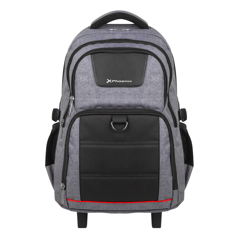 Mochila con ruedas trolley phoenix discovery g para portátil 17 pulgadas gris