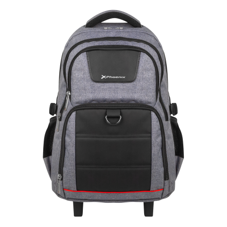 Mochila con ruedas trolley phoenix discovery g para portátil 17 pulgadas gris