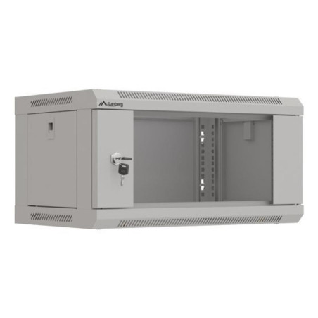 Armario lanberg 19 pulgadas 4u -  540x350 gris