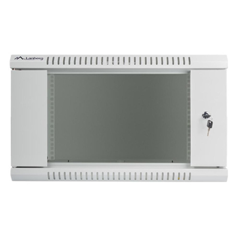 Armario lanberg 19 pulgadas 6u -  600x450 gris
