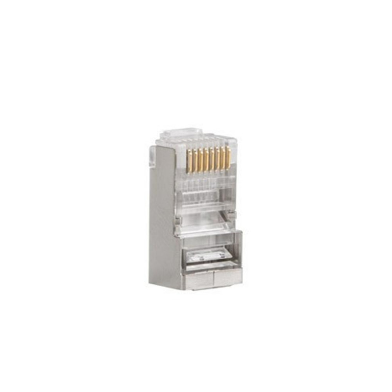 Conector lanberg cat.6 ftp 8p8c pass through type pack 100 uds
