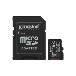 Tarjeta memoria micro secure digital sdxc 128gb kingston canvas select plus clase 10 uhs - 1 + adaptador sd