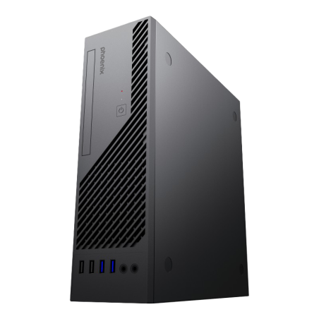 Caja ordenador phoenix lite - s3 micro atx formato ultra slim de 8 litros usb 3.0 fuente 200w incluida