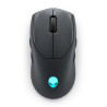Raton inalambrico gaming dell alienware tri - mode aw720m gris