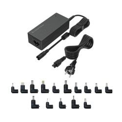 Cargador universal de portatil conceptronic ozul08b15 90w automatico 15v a 20v 15tips 6.0a