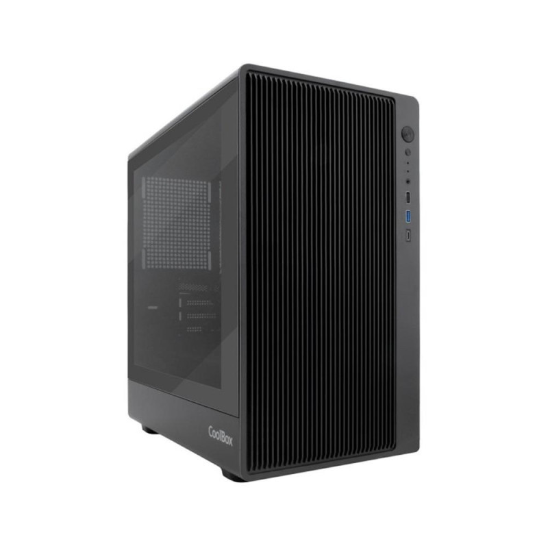 Caja ordenador gaming coolbox gm350 darkface matx cristal templado negra