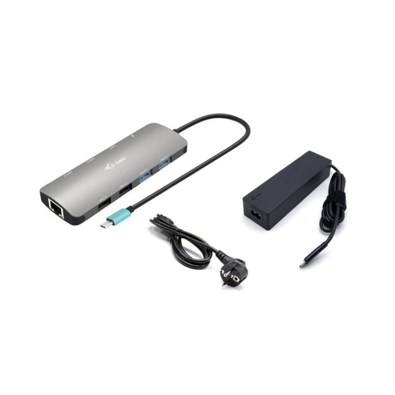 Docking station startech usb tipo c 8 en 1 + cargador 100w