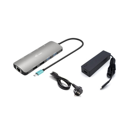 Docking station startech usb tipo c 8 en 1 + cargador 100w