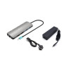 Docking station startech usb tipo c 8 en 1 + cargador 100w