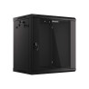 Armario rack phoenix 12u 600x450x640 auto - ensamblado 19'' hasta 60 kg negro