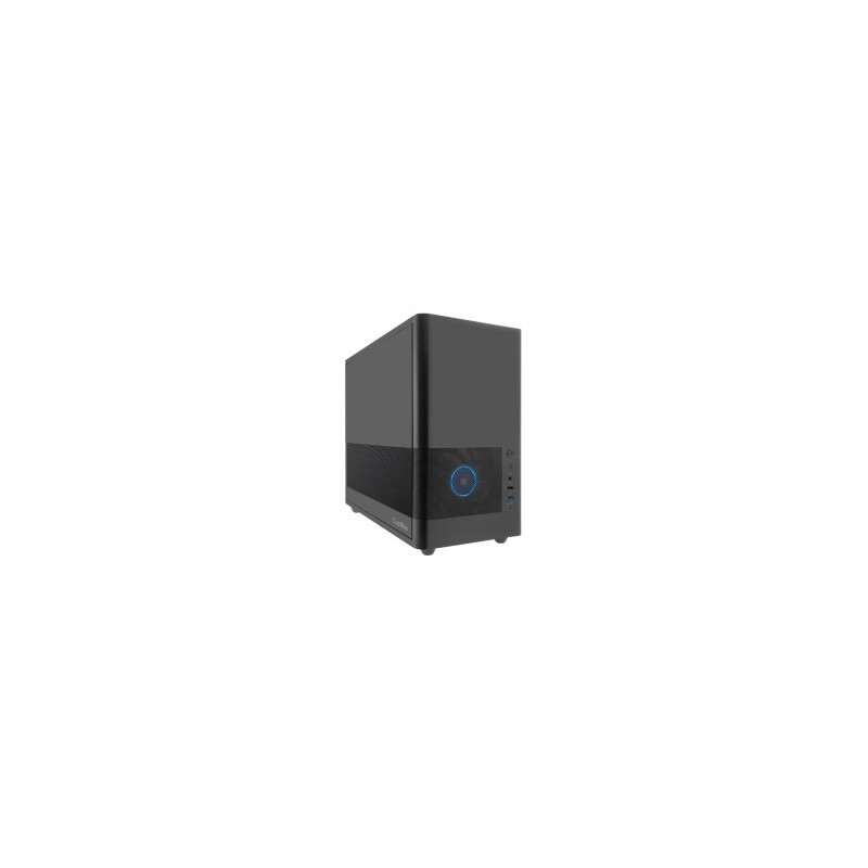 Caja ordenador coolbox mp2 frontal rejilla matx negro usb 3.2