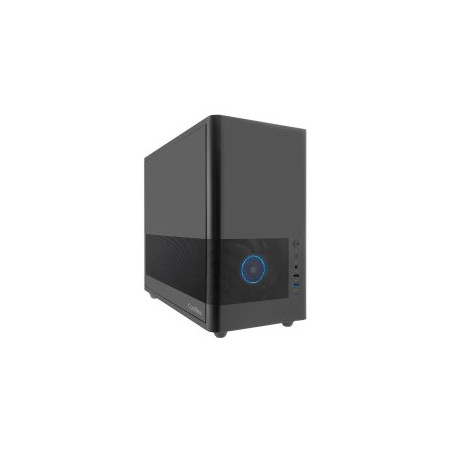 Caja ordenador coolbox mp2 frontal rejilla matx negro usb 3.2