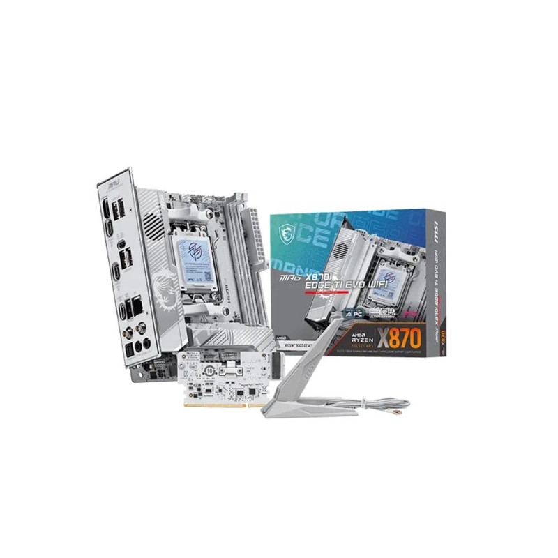Placa msi mpg x870i edge ti evo wifi mini itx am5 -  2x ddr5