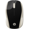 Raton inalambrico hp wireless 200 negro - oro