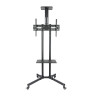 Soporte de suelo tooq para pantalla tv 37 pulgadas - 70 pulgadas negro fs1470m - b
