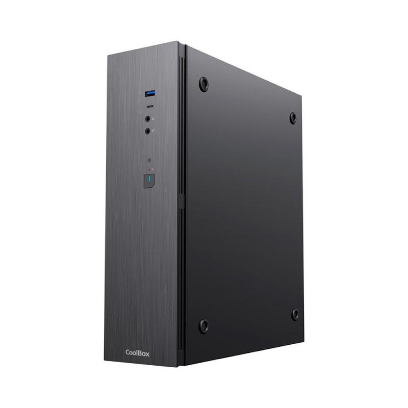 Caja ordenador coolbox t370 - 1 matx negro con fuente tfx