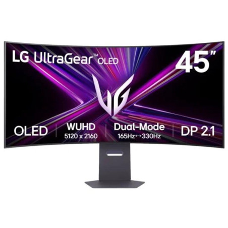 Monitor curvo gaming lg ultragear 45gx950a - b 44.5 pulgadas 5k 165hz