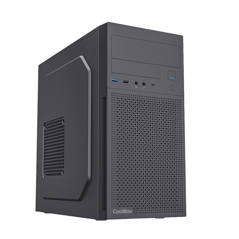 Caja ordenador coolbox m680 matx negra 500w