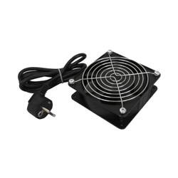 Ventilador caja para rack wp 220v -  120x120x38mm enchufe schuko 2m