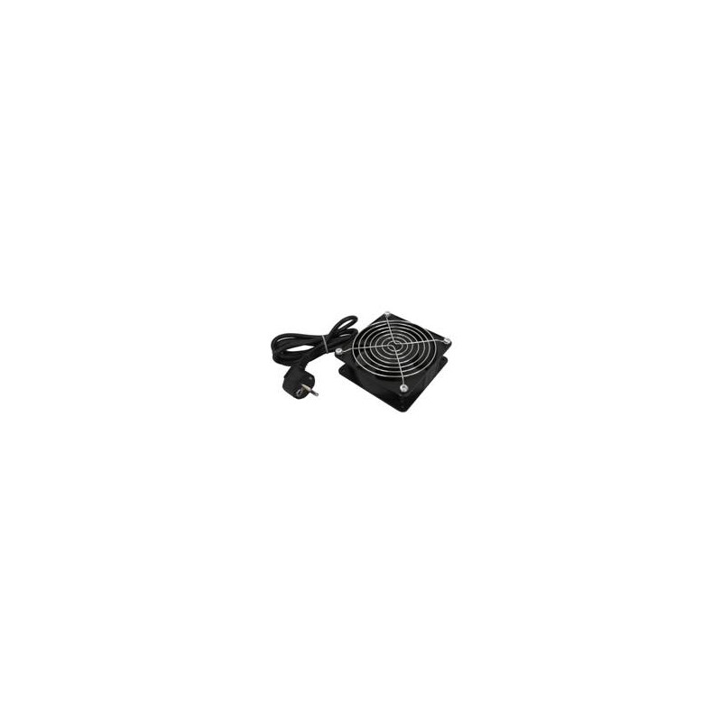 Ventilador caja para rack wp 220v -  120x120x38mm enchufe schuko 2m