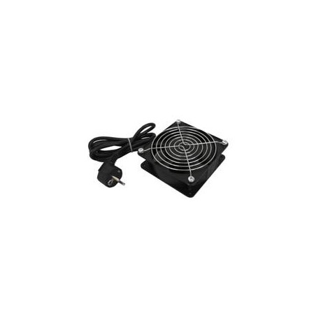 Ventilador caja para rack wp 220v -  120x120x38mm enchufe schuko 2m