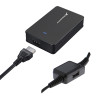 Adaptador cargador de corriente universal automatico  phoenix 40w  (incluye 5 conectores)  para portatiles y netbooks co