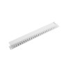 Organizador de cables lanberg metalico 1u tipo a rack 19 gris
