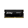 Memoria ddr4 8gb kingston - 3200mhz - pc4 - 25600 - fury impact - 1.2v - sodimm