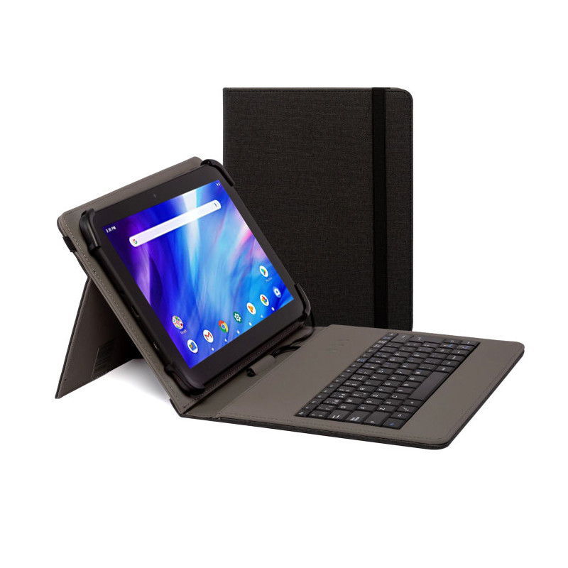 Funda con teclado nilox para tablet 10.5 pulgadas usb negra
