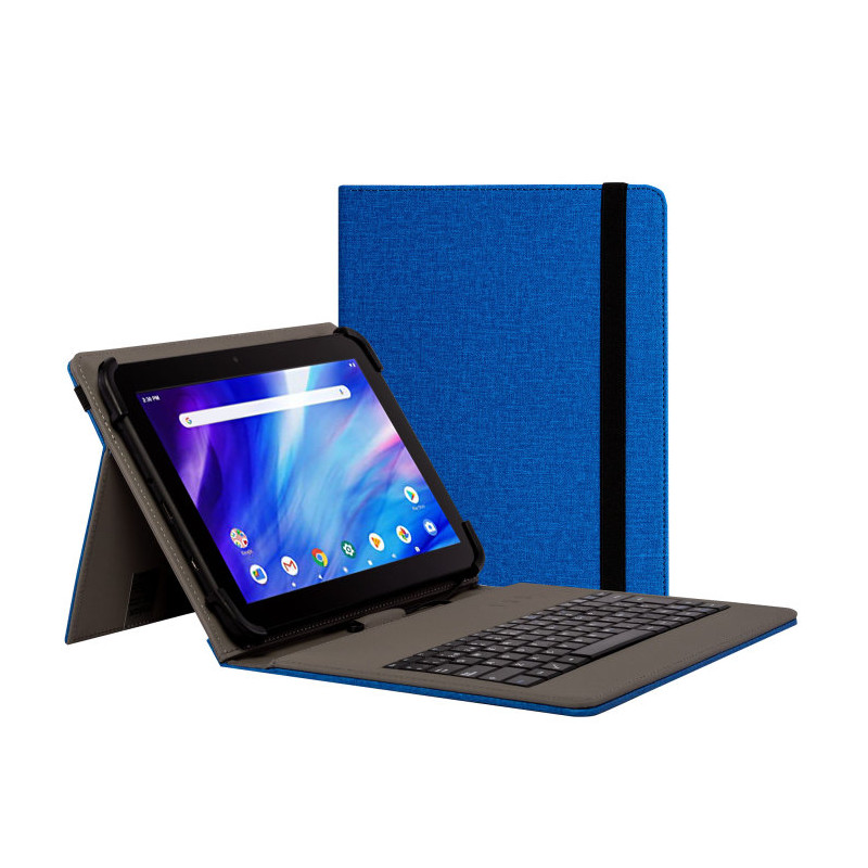 Funda con teclado nilox para tablet 10.5 pulgadas usb azul